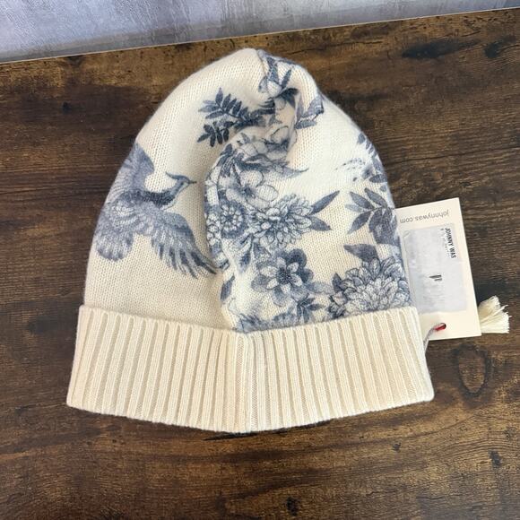 Johnny Was Beanie Hat Wool Cashmere One Size Biya JWLA 3J Workshop Anahi Printed - Picture 6 of 13